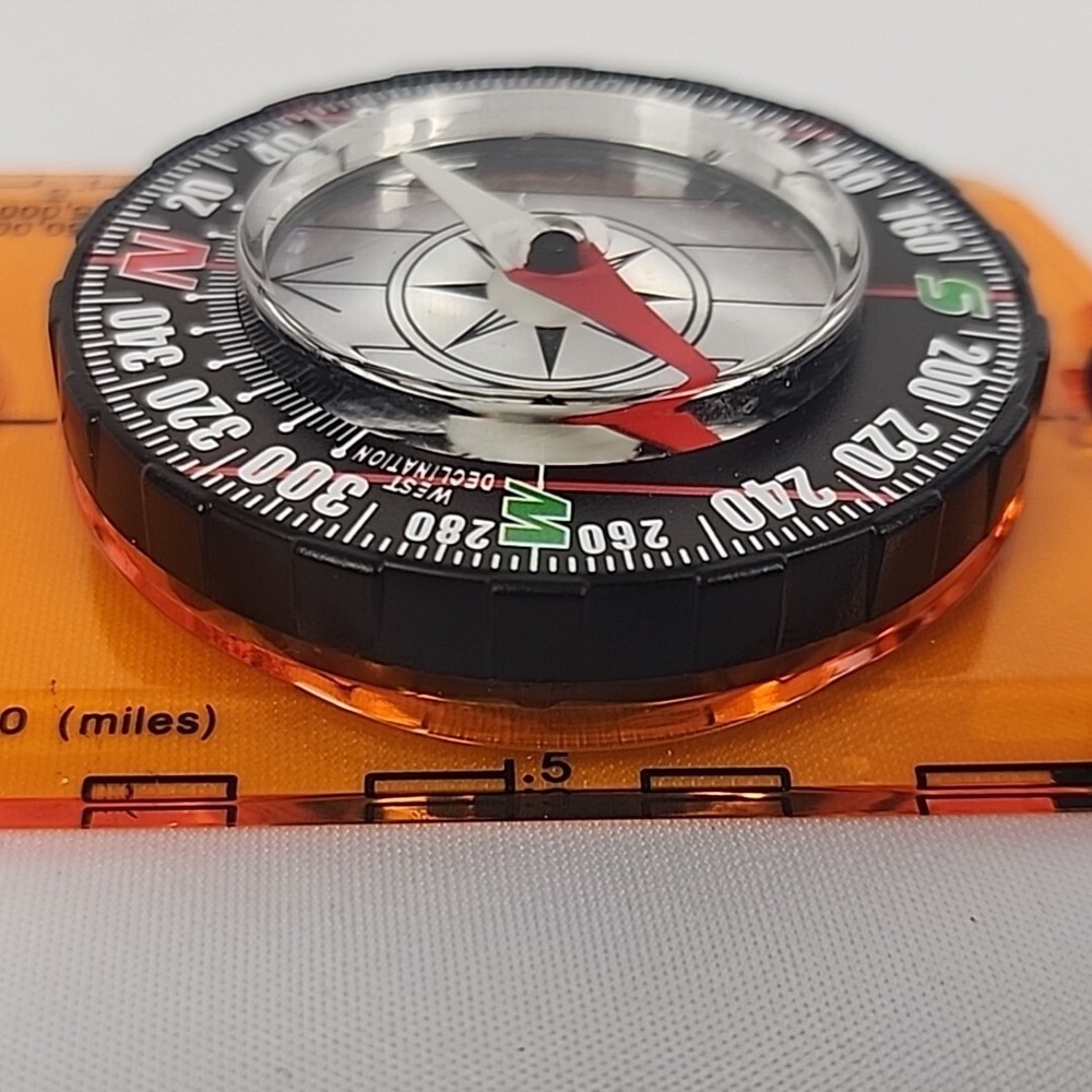 Compass Orienteering Map Reading Navigation Backpacking Hiking Clear Scaled - Picture 9 of 10